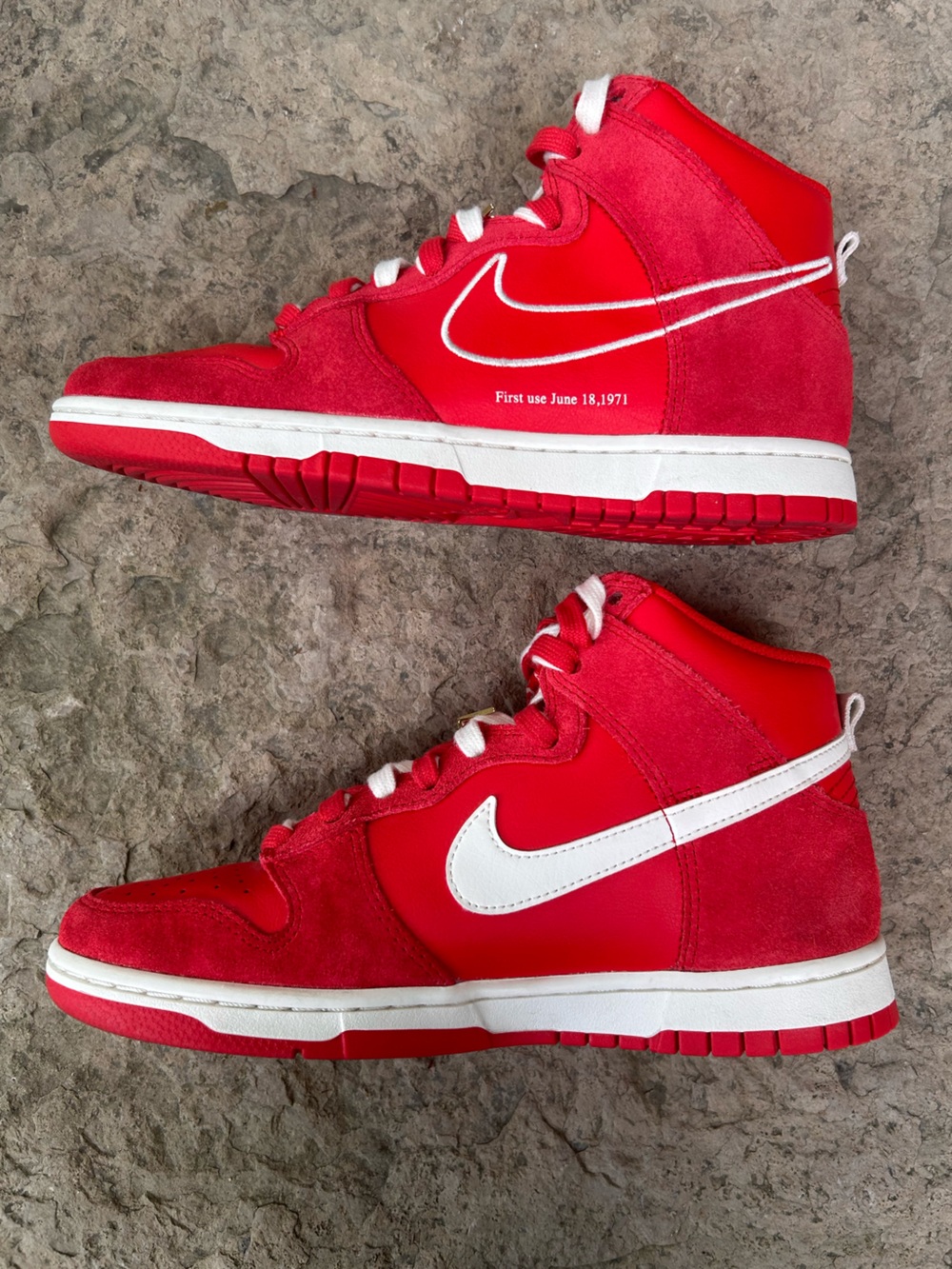 NIKE Dunk High SE 'First Use Pack - University Red'-Women’s size 9.5 (Men’s 8) - Picture 2 of 9